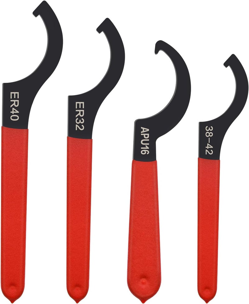 Mdvora Coilover Spanner Wrench Set, 4pcs, Alloy Steel, Rubber - Image 1